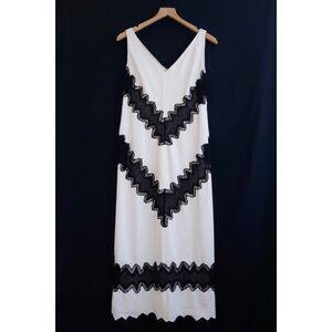 Another Tomorrow Lace Inset Dress Sample - Sm - NWT